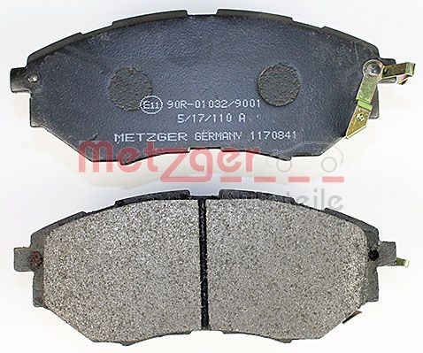 METZGER 1170841 Bremsbelagsatz, Scheibenbremse